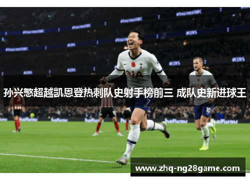 孙兴慜超越凯恩登热刺队史射手榜前三 成队史新进球王